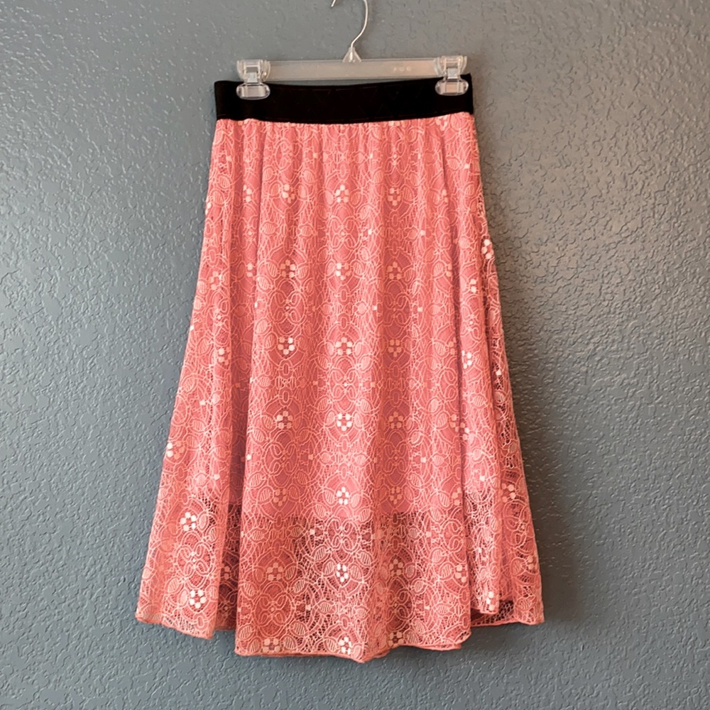 LuLaRoe lace LOLA skirt NWOT  FINAL SALE